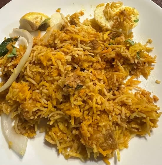 Raju Gari Chicken Biryani.